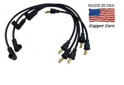 Custom USA Made Spark plug wire set Ford 8N Tractor Side Mount Distributor US Made Premium Copper Co